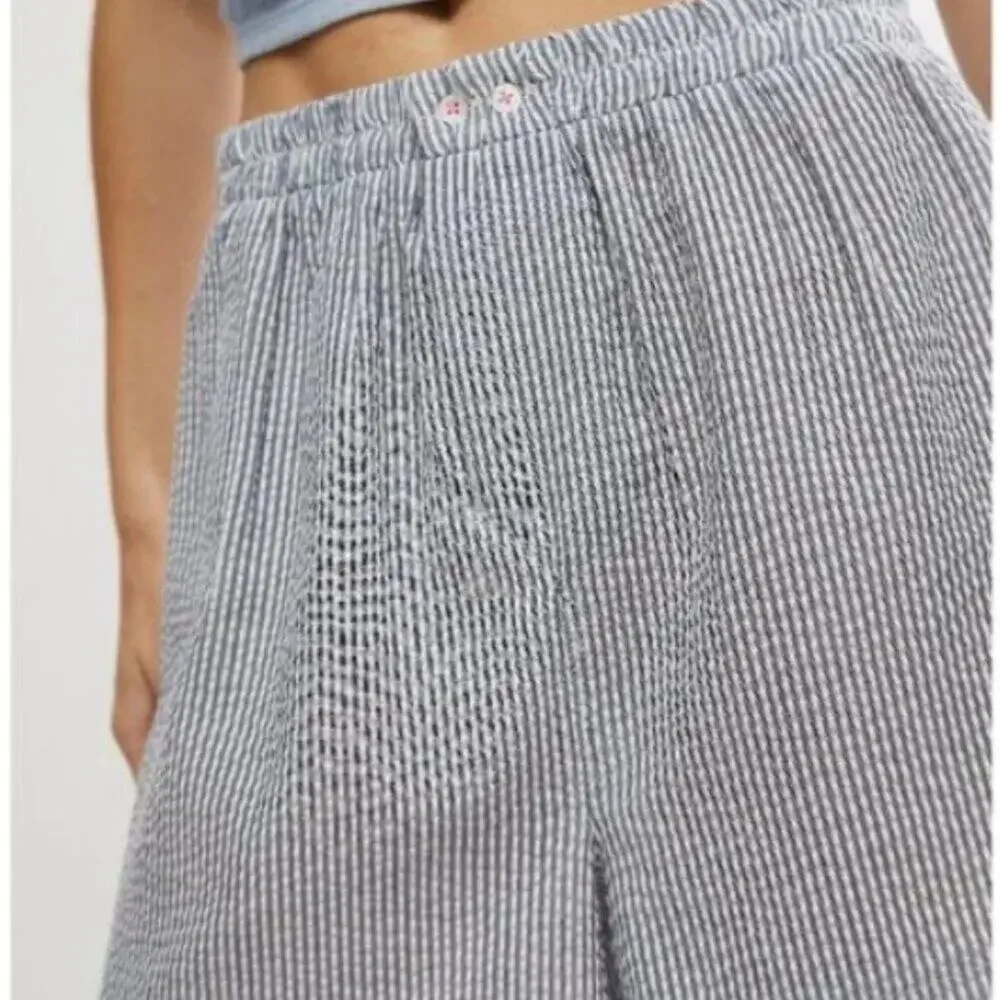 NWT Free People Cloud Nine Boxer / Navy Stripe / Size XS - Picture 4 of 7